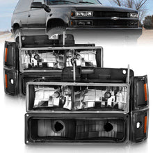 Cargar imagen en el visor de la galería, ANZO 88-98 Chevrolet C1500 Crystal Headlights Black