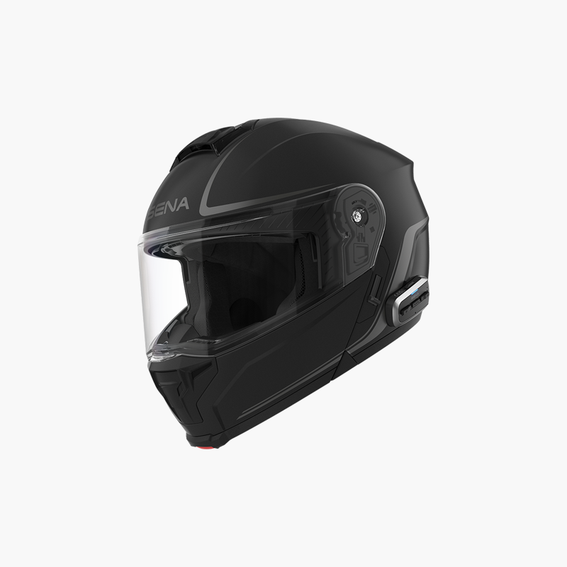 SENA Outrush 2 Flip UP Helmet w/Mesh Matte Black SM (OUTRUSH2-MB00S1)