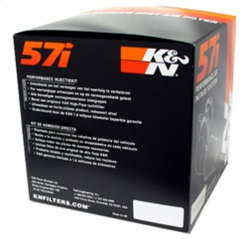 K&N 57i Performance Intake Kit — Fits 2011-2012 Ford Fiesta MK6 1.2L/1.4L/1.6L