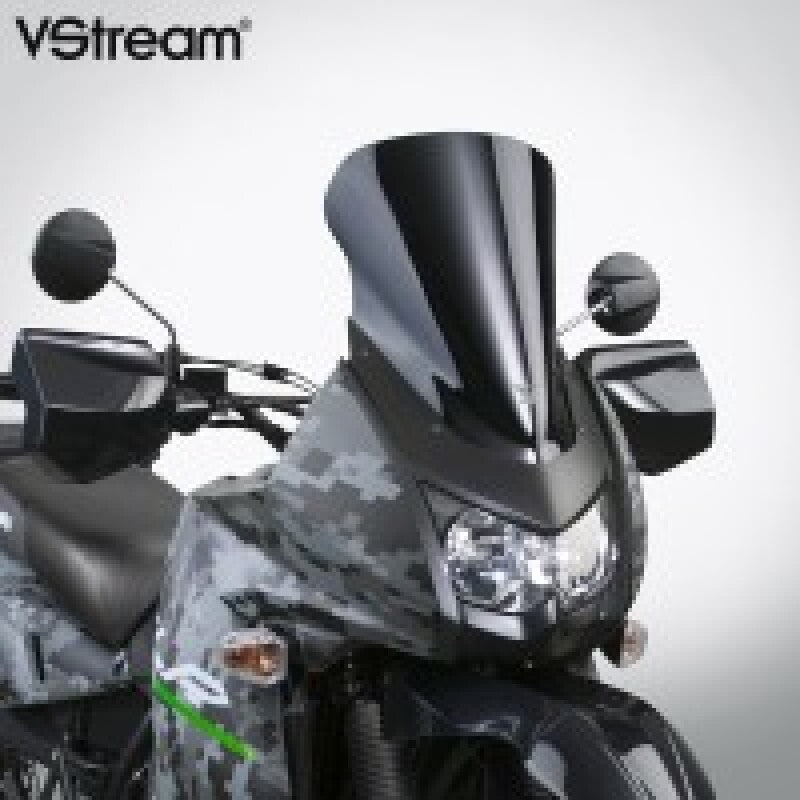 National Cycle 08-18 Kawasaki KLR650 V Stream/ Wave Mid/Std. Windshield-Light-Tint