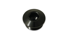 Cargar imagen en el visor de la galería, Vibrant Aluminum -4AN ORB Low Profile Port Plug - Anodized Black