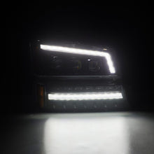 Cargar imagen en el visor de la galería, AlphaRex 03-06 Chevy Silverado 1500/2500HD/3500HD/Avalanche Alpha-Black NOVA LED Proj Headlights