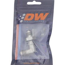 Cargar imagen en el visor de la galería, DeatschWerks 6AN Male Flare To 6AN Male Flare Bulkhead Adapter 90-Degree (Incl. Nut)