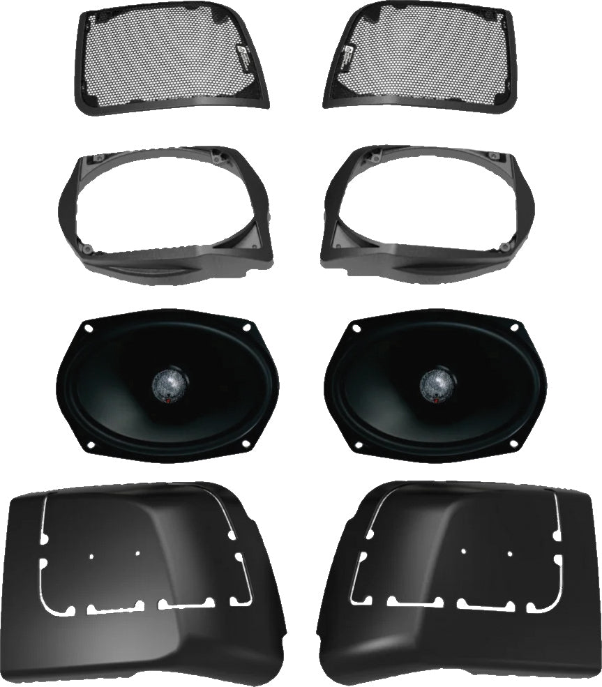 Cerwin Vega 6"X9" CUT in LID KIT w/ ST69CX FLH/T 2014-2023 Bags (RPMST694LK)