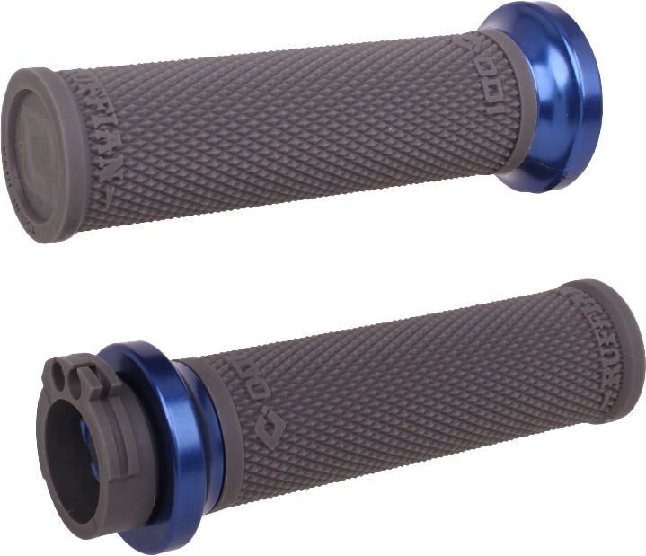 ODI Rufian Grips Cable 1" Graphite/Blue (V30HCWH-U)