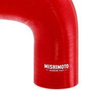 Cargar imagen en el visor de la galería, Mishimoto Silicone Reducer Coupler 90 Degree 2in to 2.25in - Red