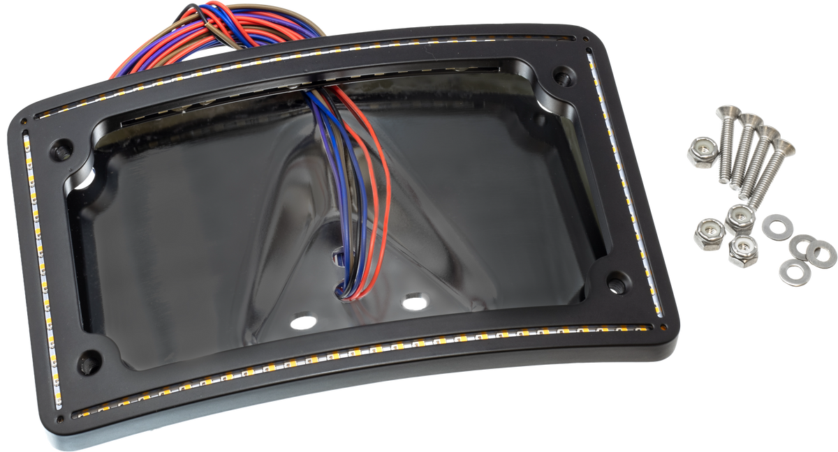 Letric Lighting Perfect Plate Light Curve BLK Universal FIT (LLC-CPPL-B)