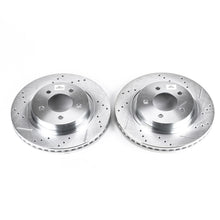 Cargar imagen en el visor de la galería, Power Stop 99-04 Chrysler 300M Front Evolution Drilled &amp; Slotted Rotors - Pair