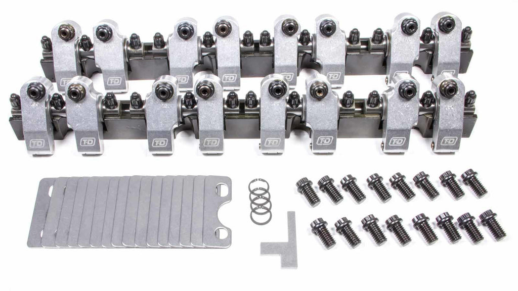 T&D Machine SBC Shaft Rocker Arm Kit - 1.6/1.6 Ratio