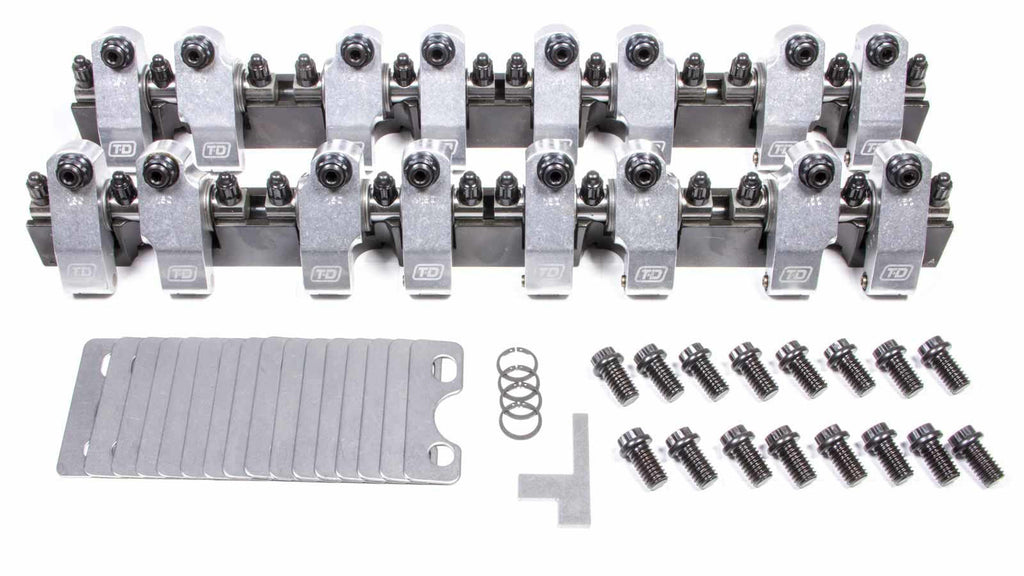 T&D Machine SBC Shaft Rocker Arm Kit 1.60/1.60 Ratio