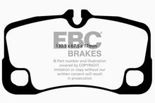 Cargar imagen en el visor de la galería, EBC 07-09 Porsche 911 (997) Greenstuff Rear Brake Pads