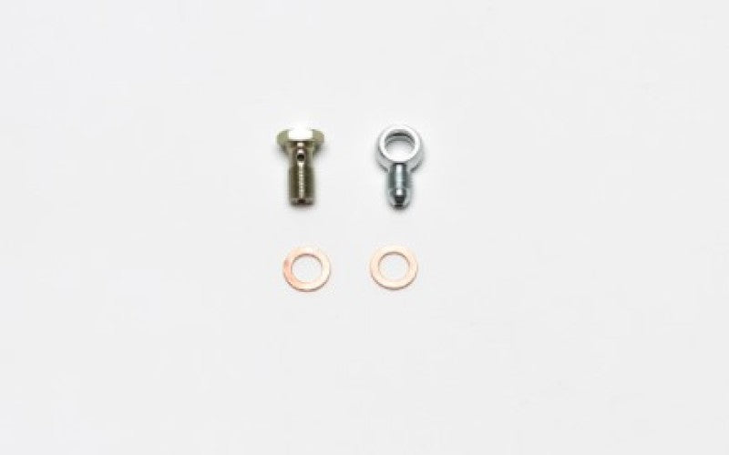 Wilwood -3 Male Fitting Kit w/ 3/8-24 Banjo Bolt - For Banjo Outlet Master Cylinders