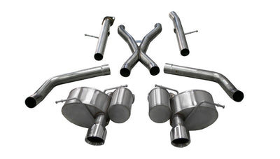 CORSA Performance Xtreme Cat-Back Exhaust 2.75in Dual Rear — Fits 2014-2021 Jeep Grand Cherokee SRT