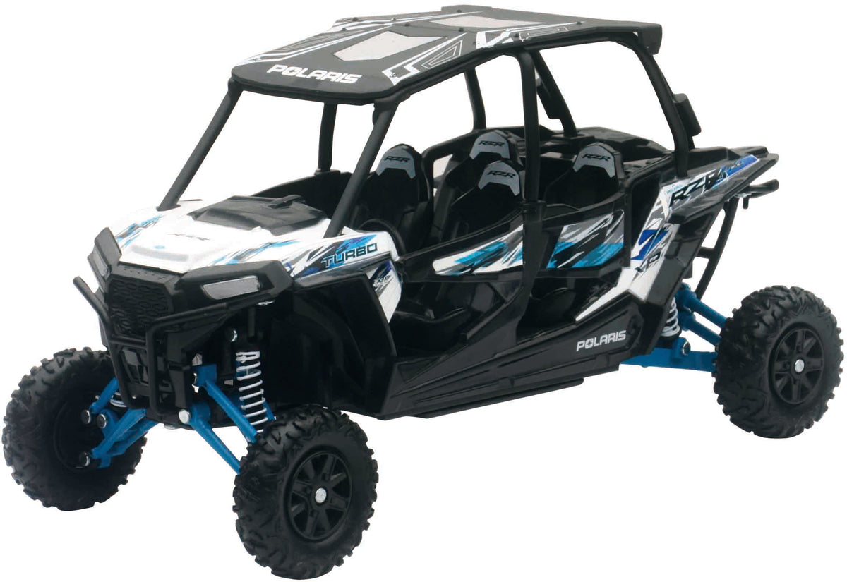 NEW-RAY Replica 1:18 UTV Polaris RZR 4 Turbo XP White (57843B)