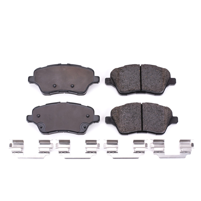 Power Stop 14-19 Ford Fiesta Front Z17 Evolution Ceramic Brake Pads w/Hardware