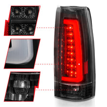 Cargar imagen en el visor de la galería, ANZO 1999-2000 Cadillac Escalade LED Taillights Black Housing Clear Lens Pair