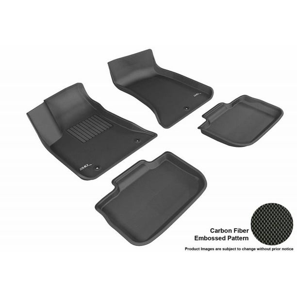 3D MAXpider 2011-2020 Dodge Charger Rwd Kagu 1st & 2nd Row Floormats - Black