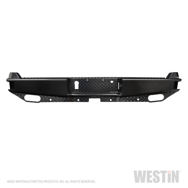 Westin HDX Bandit Rear Bumper - Black — Fits 2017-2022 Ford F-250/F-350 Super Duty