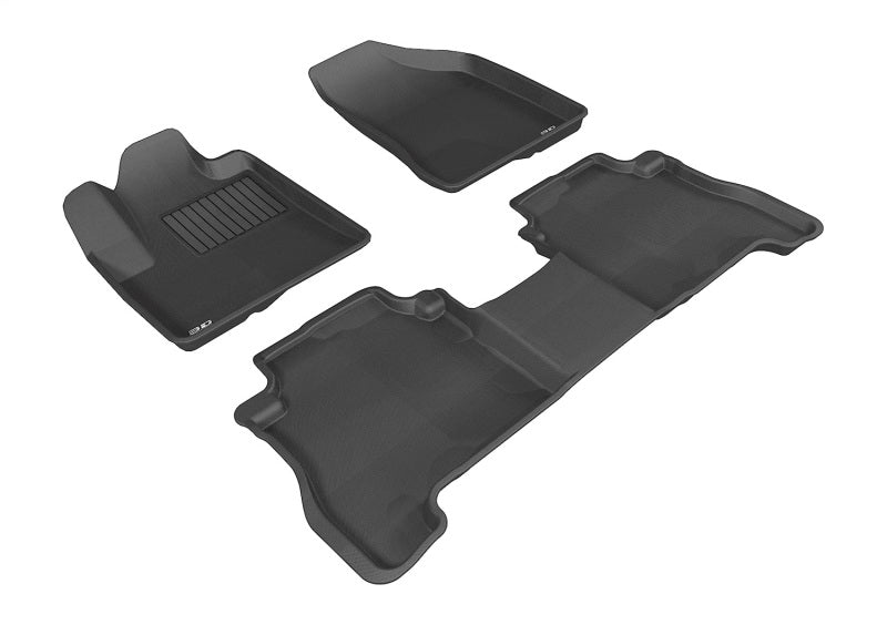 3D MAXpider 07-09 Hyundai Santa Fe Kagu Black Full Set (1 EYELET)