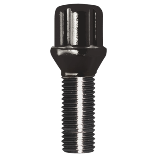 SPLINE LUG BOLT 14-1.50 30MM BLK BULK