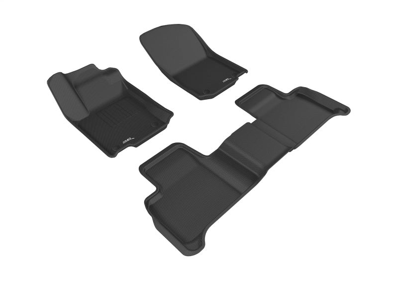 3D MAXpider 16-19 Mercedes-Benz GLE Coupe/SUV (C292 / W166) Kagu Black Full Set
