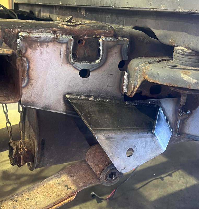 Rust Buster 2004-2008 Ford F-150 Center Rear Frame Section w/ Leaf Spring Mount - Left