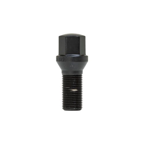 BOLT CONE 17MM 15-1.25 BLK 28MM BULK