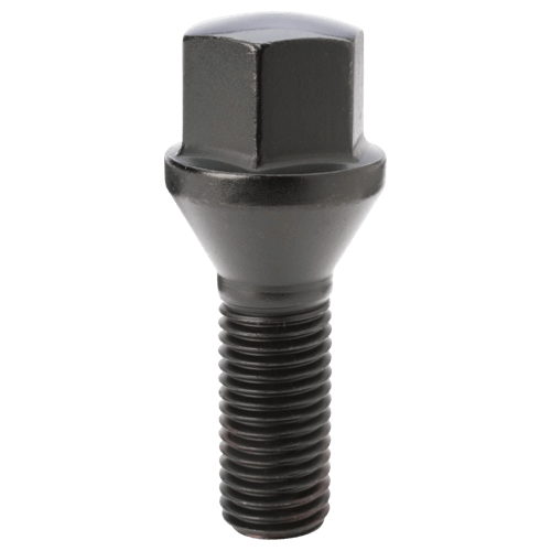 BOLT CONE 17MM 12-1.50 BLK 28MM BULK