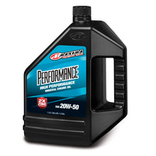 Cargar imagen en el visor de la galería, Maxima Performance Auto Performance 20W-50 Mineral Engine Oil - 5 Gal