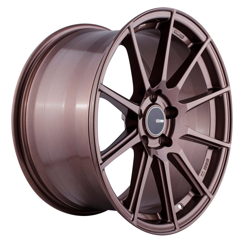 Rueda de cobre Enkei TS10 de 18 x 9,5, 35 mm de desplazamiento, patrón de pernos de 5 x 114,3 y diámetro interior de 72,6 mm