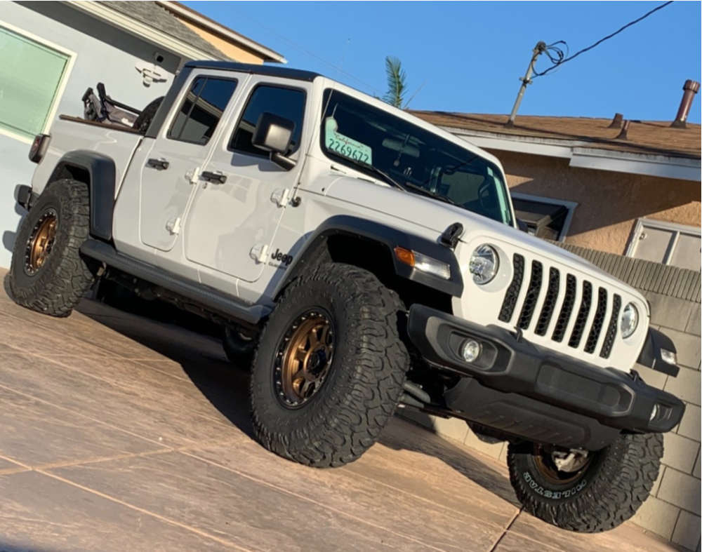 KMC Wheels KM548 17X9 6X5.5 M-BRZ BLK-LP -12MM