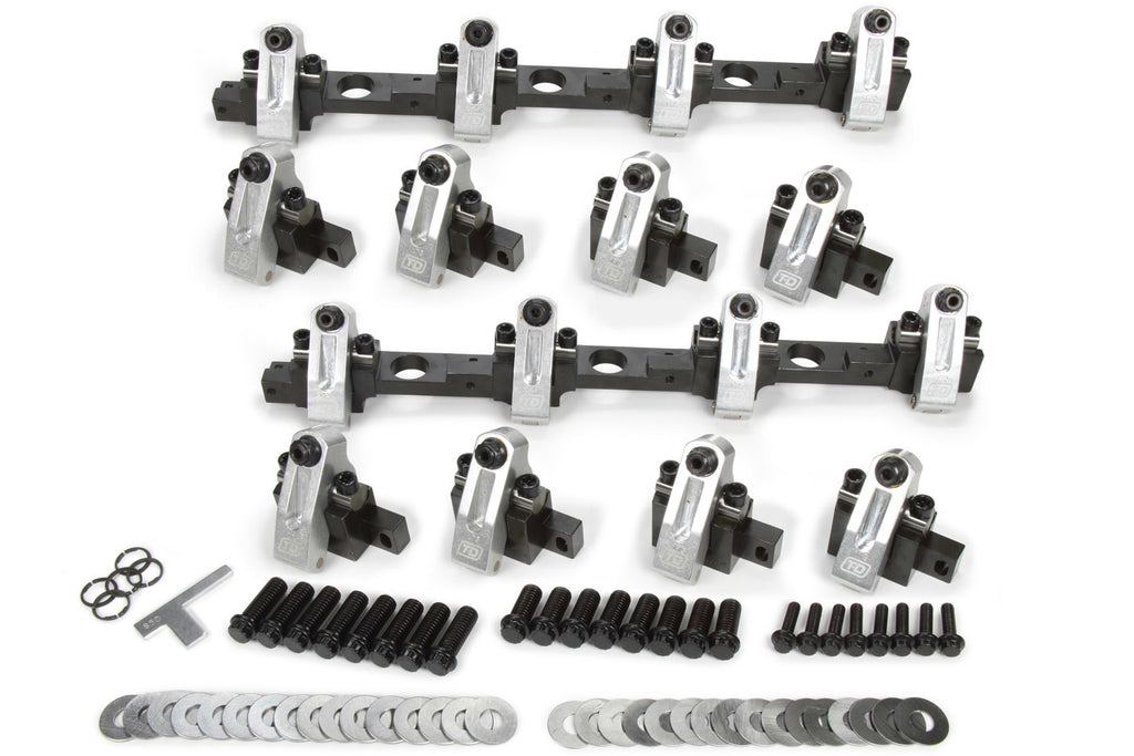 T&D Machine BBF Shaft Rocker Arm Kit Trick Flow A460 Heads