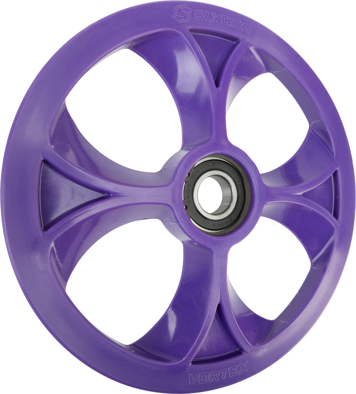 Slydog Vortex Bogie Wheel 10" Purple Alpha Wheel a/C (BOG100UNVSOLPUR)