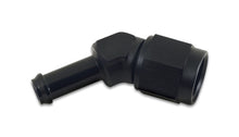 Cargar imagen en el visor de la galería, Vibrant -8AN to 1/2in Hose Barb 45 Degree Adapter - Anodized Black