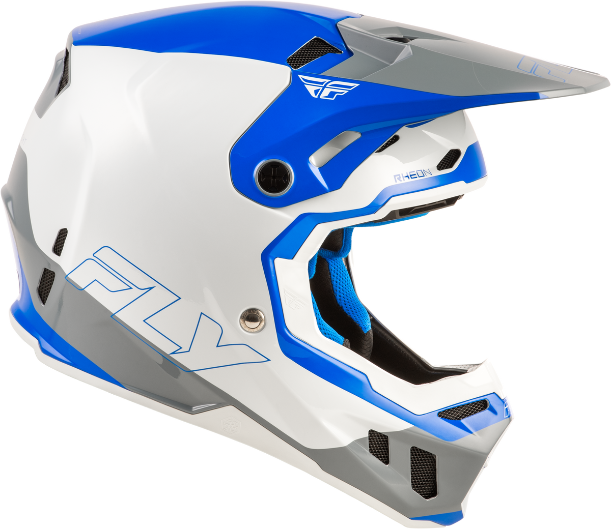 Fly Racing Formula CC Glide Helmet Blue/Light Grey/Grey 2X (73-43542X)