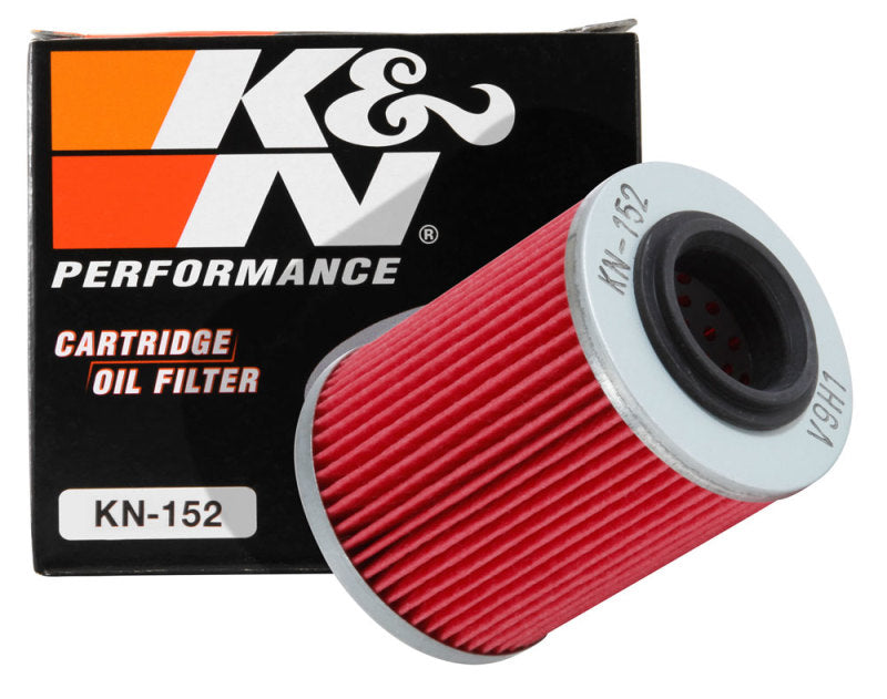 K&N Aprilia / Bombardier / Can-Am / Ski Doo 2.219in OD x 2.969in H Oil Filter