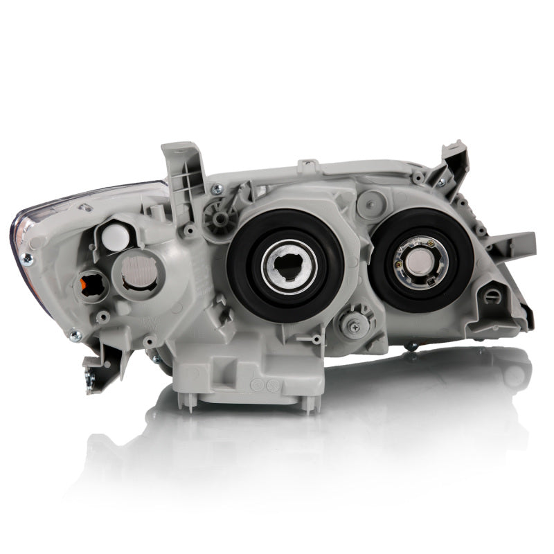 Faros delanteros con proyector ANZO 2007-2009 para Toyota Camry, cromados y ámbar (reemplazo original)