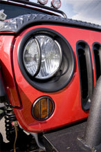 Cargar imagen en el visor de la galería, Rugged Ridge Headlight Bezels Black 07-18 Jeep Wrangler JK