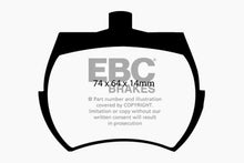 Cargar imagen en el visor de la galería, EBC 62-71 Austin-Healey Sprite (Steel Wheels) Greenstuff Front Brake Pads