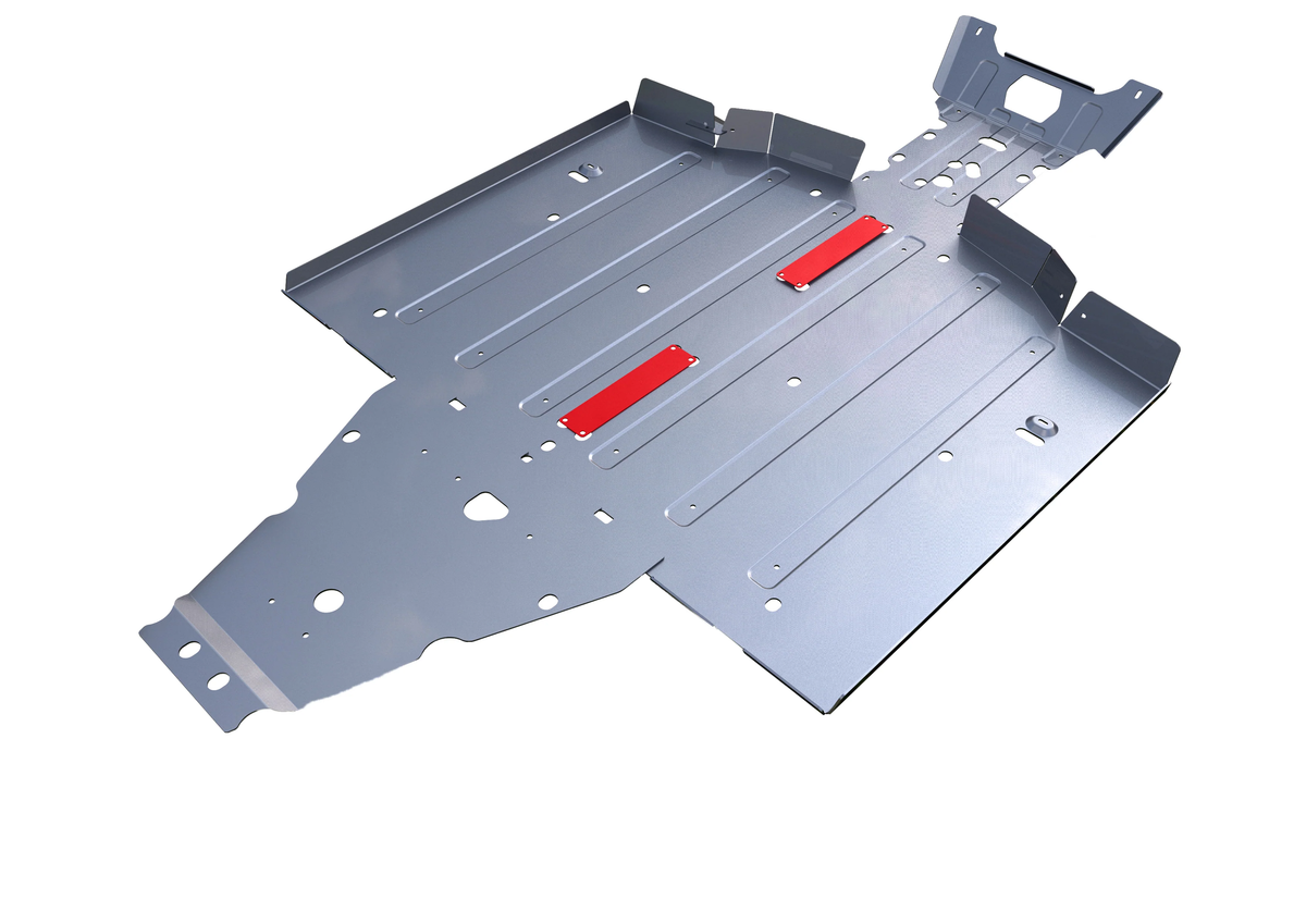 Rival Powersports USA Alloy Central Skid Plate POL (2444.7430.1)