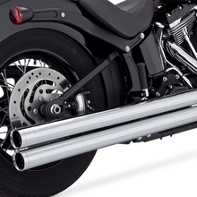 Cargar imagen en el visor de la galería, Vance &amp; Hines HD Softail 12-17 Bigshots Long Chrome PCX Full System Exhaust