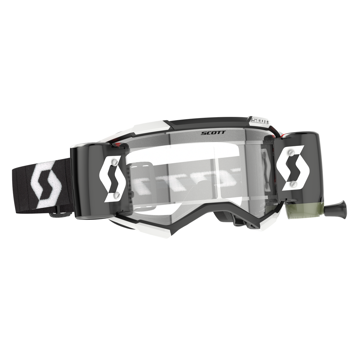 Scott Fury WFS Goggle BLK/WHT Clear WRK (2785961007113)