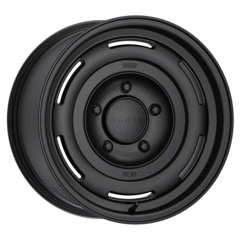 Nomad N504SB Field 16x8in / 6X139.7 BP / 0mm Offset / 106.1mm Bore - Satin Black