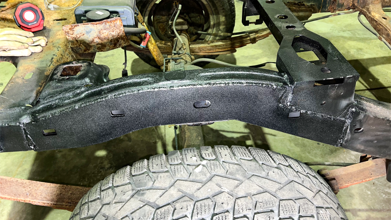 Rust Buster RB7502L Rear Over Axle Frame Section - Left — Fits 2004-2012 GM Colorado & Canyon Crew Cab