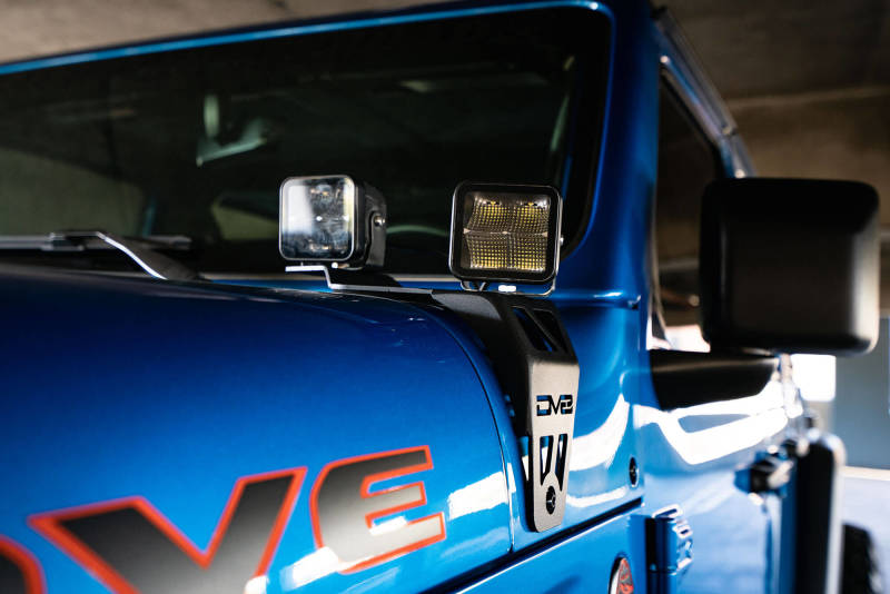 Montaje de luces de doble cápsula DV8 Offroad 20-22 Jeep JL 392/ Jeep JT Mojave Edition