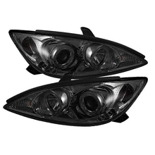 Cargar imagen en el visor de la galería, Spyder Toyota Camry 02-06 Projector Headlights LED Halo LED Smoke High H1 Low H1 PRO-YD-TCAM02-HL-SM