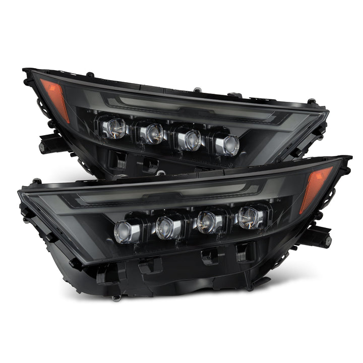 AlphaRex 19-23 Toyota RAV4 NOVA LED Projector Headlights Black