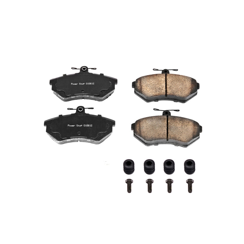 Power Stop 95-02 Volkswagen Cabrio Front Z17 Evolution Ceramic Brake Pads w/Hardware