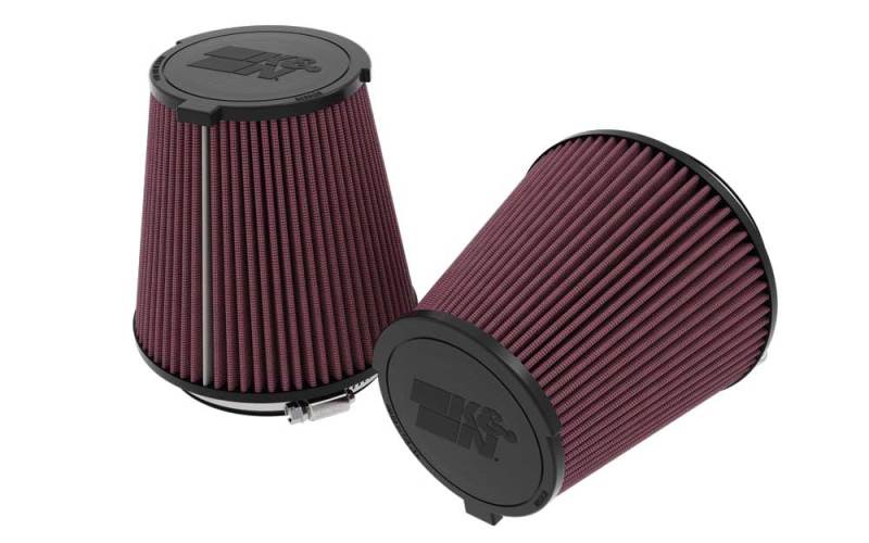 K&N High-Flow Drop-In Air Filter (Pair) — Fits 2024 Ford Mustang GT 5.0L V8