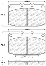 Cargar imagen en el visor de la galería, StopTech Performance 89-95 Mazda RX7 Front Brake Pads